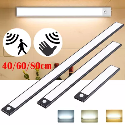 £15.99 • Buy LED Motion Sensor Cabinet Closet Lights Wireless Rechargeable Kitchen Lamps