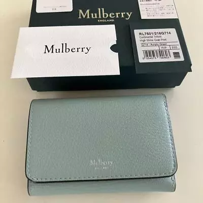 Mulberry Trifold Wallet RL7501/216Q714 With Box • $339.99