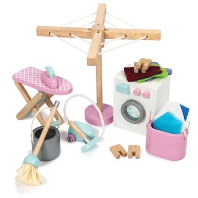 £22.15 • Buy Le Toy Van ME038 Laundry Room  Laundry Room Set  1:12 For Dollhouse Wood