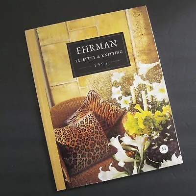 Vintage 1991 Ehrman Tapestry Knitting Catalog Kits Kaffe Fassett Annabel Fox • $19.99