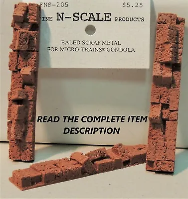 Baled Scrap Metal Load - Mtl Gondolas - 3/set - Fns-205 • $5.25