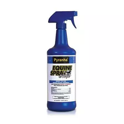 $26.99 • Buy Pyranha Equine Spray N' Wipe Fly Spray For Horses 32 Oz.