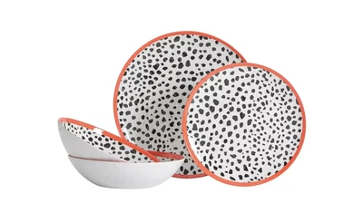 £32.99 • Buy Habitat Modern Glam Melamine Picnic Set 2 Dinner Plates, 2 Side Plates, 2 Bowls