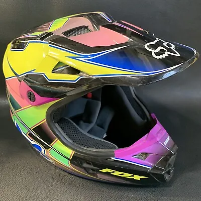 FOX Racing V1 PILOT Motocross Motorcycle Helmet DOT Certified XL 61-62 CM • $51.75