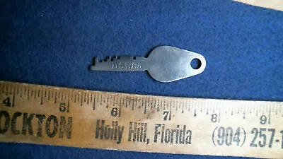 $8 • Buy D.S.L. Co Antique Bank Lock Box Miller Key Vintage Old Safe Deposit Mosler
