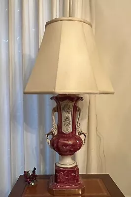 Vintage Antique Victorian Floral Table Lamp • $124.99