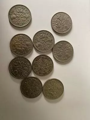 £0.99 • Buy SIXPENCE TANNER 6d 1947-1967 LUCKY CHOOSE YOUR YEAR CLEAN AND CLEAR DATE COINS