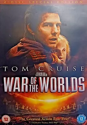 War Of The Worlds DVD (2005) Disc-VG+ Insert-VG+ Case-Slipcover           434 • £1.89