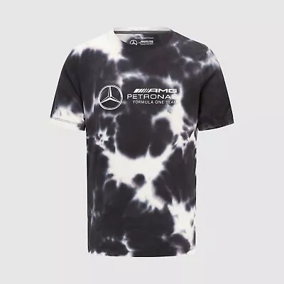 Mercedes AMG T Shirt Tye Die & FREE F1 Magnet Official Merchandise • £38