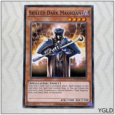 Skilled Dark Magician - YGLD-ENC19 - Common Unlimited Yugioh • $2.50