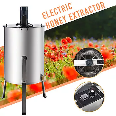 140W Electric Honey Extractor 2/3/4 Frames Beekeeping Supplier Spinner Beehive • $372.99