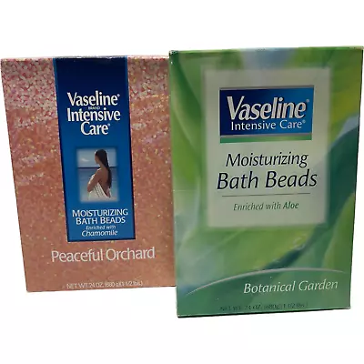 Vaseline Intensive Care Moisturizing Bath Beads Peaceful Orchard Garden- New • $31.42