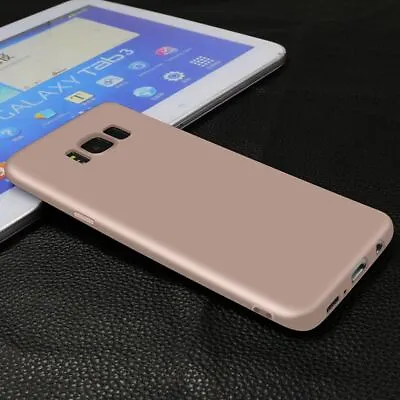 Samsung Galaxy S9 S8 + S7 Edge S6 Matte Coating Ultra Thin Slim Case Skin Cover • $6.20