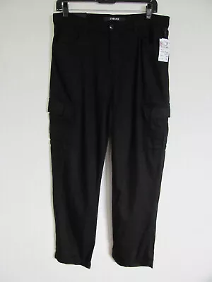 J Brand Lara Drop Crotch Cargo Pants-Relaxed- Black -Size 26 - NWT $222 • $84.99