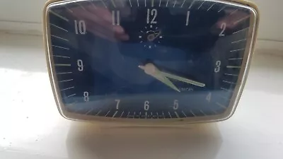 Vintage Smiths 1960s 1970s Retro Alarm Clock Gift White Beside Table Plastic • £20