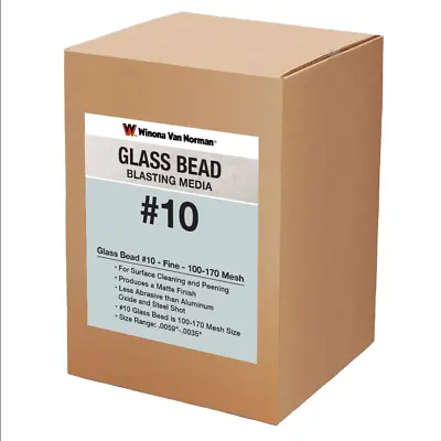 Glass Bead #10 Sand Blasting Media - Fine Size - 100-170 Mesh • $29.99