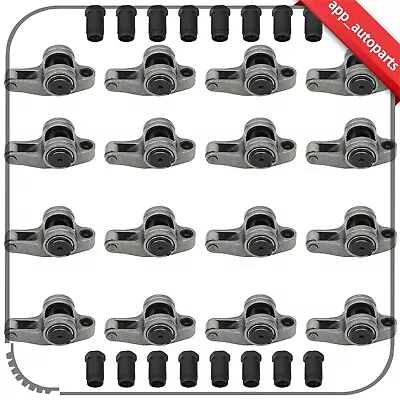 For Big Block Chevy Stainless Steel Roller Rocker Arm 1.7 Ratio 7/16  454 BBC • $133.39