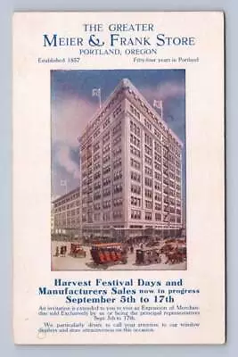 Meier & Frank Department Store PORTLAND Oregon ~ Antique Advertising 1910s • $12.99