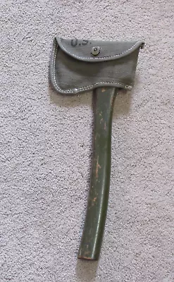 Vintage American Fork & Hoe Co 1945 U.S. Military Army Hatchet W Canvas Cover • $16.50