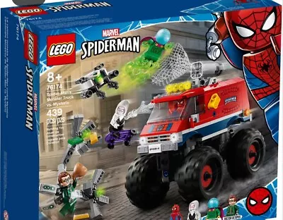 New LEGO Marvel 'SPIDER-MAN'S MONSTER TRUCK VS. MYSTERIO' (76174) Sealed Retired • $115