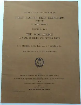 Great Barrier Reef Expedition 1928-29 Volume II No. 2 1931 Paperback • £13.90