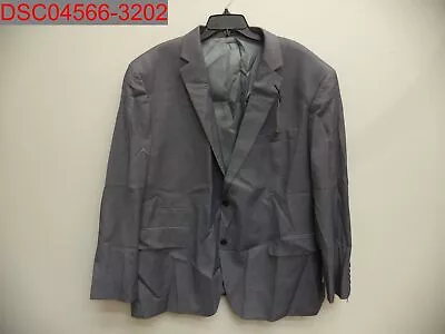 J.Ferrar Big&Tall Men GreyBlue ClassicFit StretchSuit Jacket 52BG S 886802395618 • $90