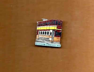 £2.99 • Buy Glasgow Standard 812 Tram Double Deck Enamel Pin Badge Souvenir