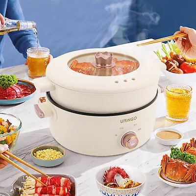 Smart Mini Electric Rice Cooker Soup Porridge Cooking Non-stick & Steamer 1200W • $59.55