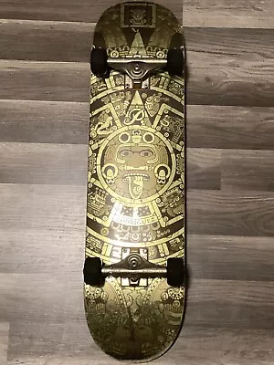 Primitive Paul Rodriguez Rare Gold Mayan Pre Owned Complete Skateboard • $272.92
