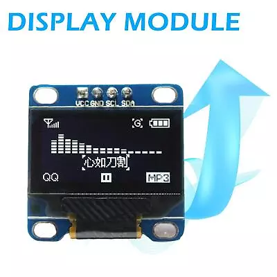 $3.94 • Buy 0,96  OLED SSD1306 I2C IIC SPI Serial 128X64 LCD Display LCD Gelb 5Q8K Blau F9H3