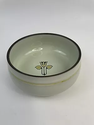 $39 • Buy Vintage DENBY KIMBERLY Serving Bowl 7  Round Vegetable Tulip  Flower Stoneware