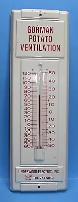 Gorman Potato Ventilation Underwood Elec Inc Presque Isle Me Steel Thermometer • $32