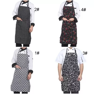 Woodworking Apron Adjustable Kitchen Baking Cooking Bib Dress BBQ New Durable • $15.45