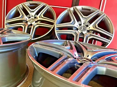 Mercedes 20 Inch Ml63 Rims Wheels Set4 New 20/8.5 Fits Ml550 Ml350 Ml500 Mlamg • $1195