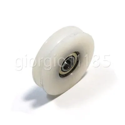 $22.71 • Buy US Stock 10x U Nylon Embedded 608 Groove Ball Bearings 8*46.5*10mm Guide Pulley
