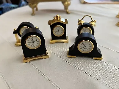 Miniature Clock Collection Lot Of 11 • $90