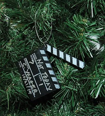 Movie Clapper Board Clapboard Christmas Ornament • $5.95