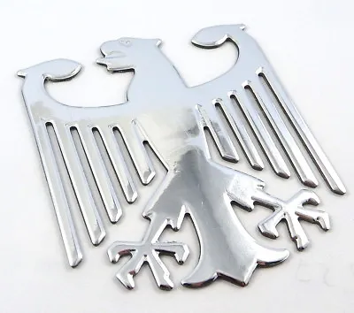 German Eagle Chrome Finish Decal Emblem 3D Sticker Car Bike 2.5  Flexible  • $4.99