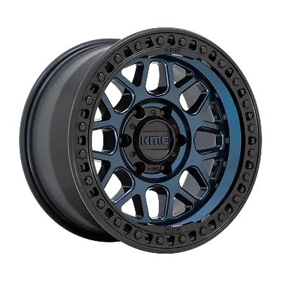 1 New 20X9 18 6X135 KMC KM549 Grs Midnight Blue With Gloss Black Lip Wheels/Rims • $400