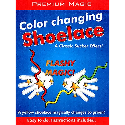 Color Changing Shoelaces By Premium Magic - Trick • £14.95