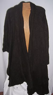 NWT Noppies Maternity Dark Brown Sweater Poncho Shawl Misses XL/2X • $19.99