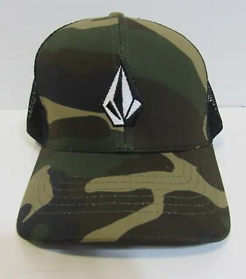 Mens Volcom Full Stone Camo Snapback Hats Nwt • $19.99