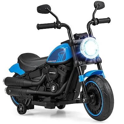 6V Kids Ride On Motorcycle Electric Battery Powered Off-Road Motorbike W/Music • £64.95