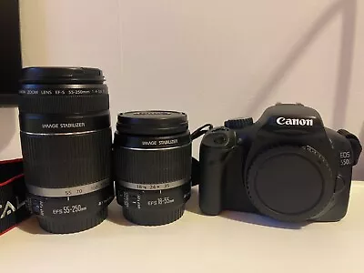 Canon EOS 550D 18.0MP Digital SLR Camera - Black (Kit W/ EF-S 18-55mm IS And... • £300