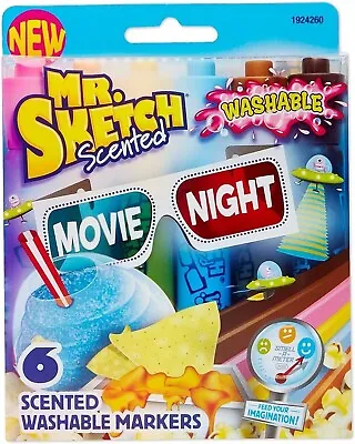 (6) Mr. Sketch Scented Washable Markers Popcorn Nacho Cheese Root Beer • $19.95
