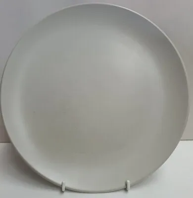 IKEA Dinera Stoneware Light Grey Matt Glaze Dinner Plate Design Susan Pryke 26cm • $8