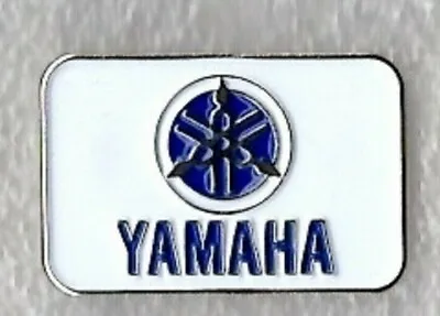 Yamaha Motorcycle Pin Badge. Blue And White Version. Metal. Biker. Motorbike • £1.75