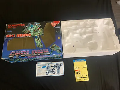 Gakken Excite ROBOTECH MOSPEADA SCOTT BERNARD 1985 BOX Styrofoam & Manual! READ • $100