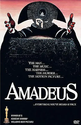 Amadeus - DVD -  Very Good - Kenny BakerKenneth McMillanCharles KayJeffrey Jo • $6.99