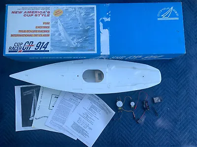 $299 • Buy CR 914 Cup Racer Americas Cup Style RC Sailboat Incomplete